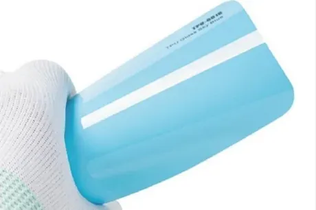 Muestra de película Gloss Sky Blue, código TPU-6010