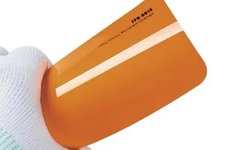 Muestra de película Gloss McLaren Orange, código TPU-6018