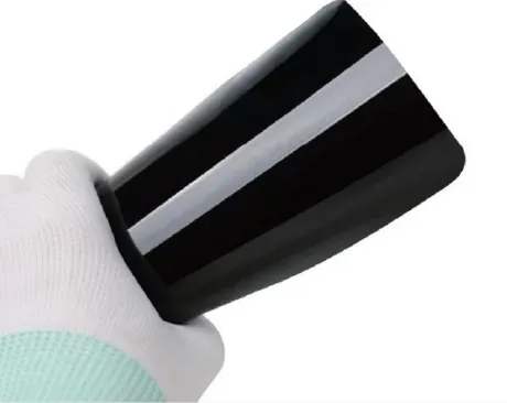 Muestra de película Glossy Black, código TPU-8244