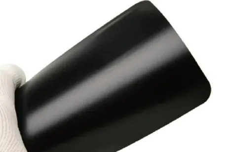 Muestra de película Matte Black, código TPU-9005M